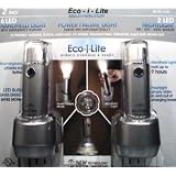 Eco-i-Lite Power failure light, Handheld light, Nightlight (2 Pack Silver)