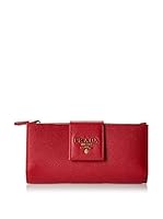 Prada Cartera Big Wallet New (Rojo)