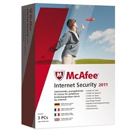 McAfee Internet Security 2011, 3 User Multilingual (DE, EN, IT, FR) (PC)