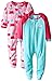 Gerber Girls' 2-Pack Blanket Sleeper, Cupcake, 3T