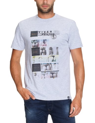 Reef Herren T-Shirt Vanuatu, heather grey, M, RB698HGR_HGR Preisvergleich