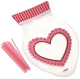 41JNxg31pnL. SL160  Wilton Valentine Shaped Party Bags