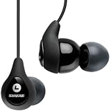 Shure SE110 Sound Isolating Earphone with Balanced Armature Driver, Black