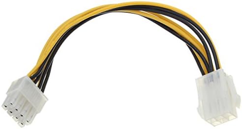 Tenext 8 Inch 1x Female PCI-E 6 Pin Power to 1x Male PCI Express 8 Pin Power Adapter Cable(Fulfilled by Amazon)