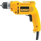 DEWALT D21008K Heavy-Duty 6 Amp 3/8-Inch Drill Kit with Keyless Chuck