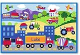 Olive Kids Trains, Planes & Trucks Bedding Coordinating Personalized Placemat