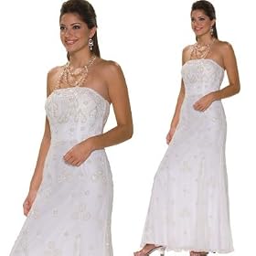 Click here to buy Strapless Ivory Beaded Evening Dress - Bridal, Wedding, Party, Formal Gown by Sean Collection... by var goTwisterProductImageStrings = new Object();goTwisterProductImageStrings['prodImageNotAvailTextNoColor'] = 