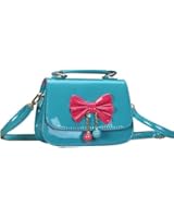 Happy Cherry Little Girl Kids Child Handbag Practical Satchel - Blue