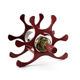 Red Umbria Lightweight Wine Rack - 6 Bottle Wine Rack