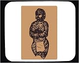 Decorated Mouse Pad with figurine image