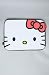 Loungefly The Hello Kitty Face 13'' Laptop Case in White,Accessories for Women, One Size,White