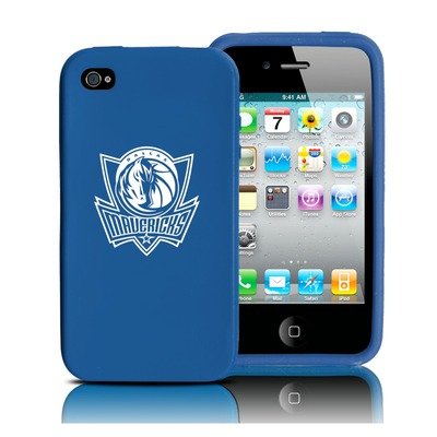 Tribeca  FVA5701 Varsity Jacket Silicone for iPhone 4, Dallas Mavericks - Medium Blue