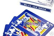 Bicycle Rider Back Ice Blue Deck with Gaff Cards for Magic