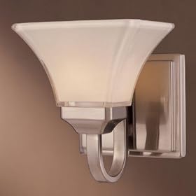 Minka Lavery Lights 6811-84 1LT Bathroom Lighting - Brushed Nickel Agilis Contemporary... by Minka