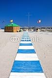 Wallmonkeys Peel and Stick Wall Decals - Path Leading to Beach at Roquetas Del Mar in Spain - 72