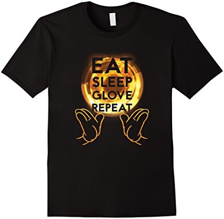Men's Gloving - Emazing Lights LED (Orange) T-Shirts Large Black