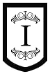 Monogram Regalia Garden Size Flag - I