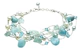 Dew - 78127AQ004 - Bracelet Femme - Argent fin 925/1000 16.8 Gr - Aigue marine