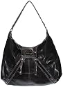 XOXO Leatherette Hobo Bag (Black), Black, OS, 54200