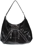 XOXO Leatherette Hobo Bag (Black), Black, OS, 54200