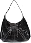 XOXO Leatherette Hobo Bag (Black), Black, OS, 54200
