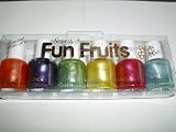 6 Scented Fingernail Polish Mini's Fun Fruits Great for Nail Art Too