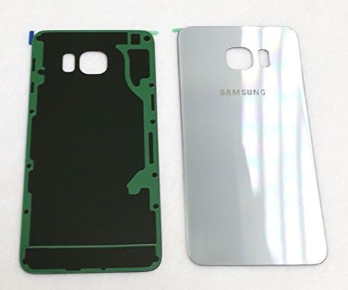New OEM Battery Back Cover Glass Panel with Adhesive Preinstalled For Samsung Galaxy S6 Edge+ Plus G928 G928A G928P G928T G928V G928R ~ GRAY + Screen Protector ~ USA