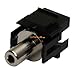 Cmple - Keystone Jack-3.5mm stereo Female to Female BLACK