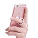 BENTOBEN Phone Stand Multi-Angle 360 Rotation 3D Alloy Portable Ring Stand for iPhone6/6S -Rose Gold