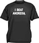 I BEAT ANOREXIA Logo Men's Tee Shirt in 12 colors Small thru 6XL