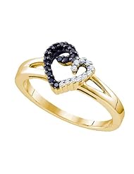 0.17CTW DIAMOND MICRO PAVE HEART RING