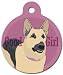 Good Girl German Shepherd Pet ID Tag for Dogs and Cats