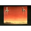 (24x36) Salvador Dali Les Elephants Art Print Poster