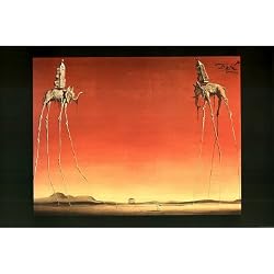 The Elephants, c.1948 Poster Print by Salvador Dal&iacute;, 36x24 Fine Art Poster Print by Salvador Dal&iacute;, 36x24