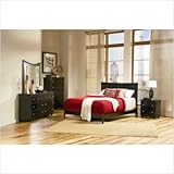 IMAGE OF Miami Platform Bedroom Set in Espresso Size: King