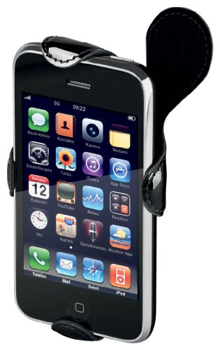 Trexta iHug Leder Handytasche f&uuml;r Apple iPhone 3G/3GS wei&szlig;/schwarz