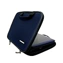 Acer AOD250-1116 10.1 Inch Netbook CaseCrown Premium Double Memory Foam Laptop Case (Nylon Navy Blue)