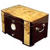 Cuban Crafters Cuban Elegancia Rosewood Cigar Humidor 125 Count