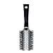 Conair Brush Velvet Touch Style & Volumize Full Round Nylon Brush, Large + Bonus Elastics 1 ea