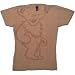 Junior Women's Grateful Dead "Big Bear" Beige T-Shirt