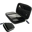 iGadgitz Black Eva Hard Case Cover for Toshiba STOR.E ALU, ART & STEELE 2.5" Series USB Portable External Hard Drives 160gb, 250gb, 320gb, 400gb, 500gb & 640gb