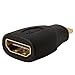 Cmple - Micro HDMI Adapter, Female (Type-A) to Male (Type-D) 4K HDMI Cable Converter Gold Plated Connector for Video Cables, TV, Monitor, Projector, Laptop, PC, Camera