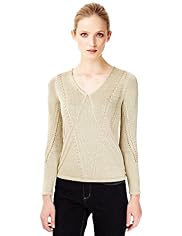 Autograph Diagonal Stab Stitched Jumper