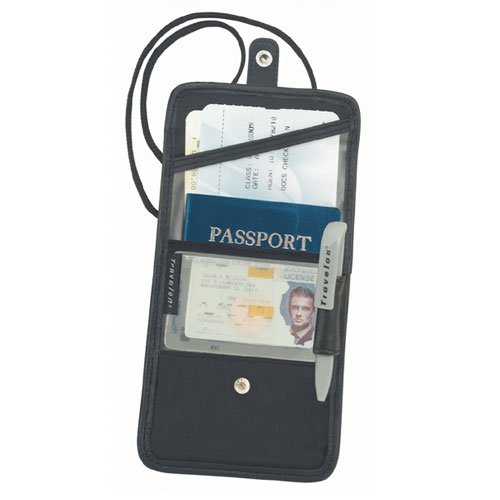 Great Price Travelon ID and Boarding Pass / Passport Holder with Snap