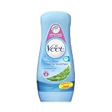 Veet in Shower Hair Removal Cream, Sensitive Formula, Aloe Vera & Vitamin 10.1 Fl Oz (300 Ml) (Pack of 3)