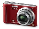 Panasonic Lumix TZ7 Digital Camera - Red (10.1MP, 12x Optical Zoom) 3.0 inch LCD
