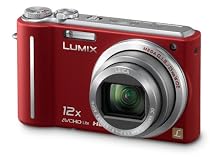 Panasonic Lumix TZ7 Digital Camera - Red (10.1MP, 12x Optical Zoom) 3.0 inch LCD