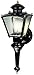 Heath HZ-4150-BK Zenith Motion-Activated Four-Sided Coach Light, Black Brass