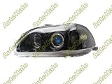 1996 - 1998 ( 1997 ) / 96-98 ( 97 ) HONDA CIVIC EURO PROJECTOR HEADLIGHTS - BLACK W/ BLUE - 2 / 3 / 4DR - 2X HALO