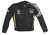 Power Trip Delta Mens Textile Motorcycle Jacket Black/Yellow/Gray Camo XXL N/A N/A N/A